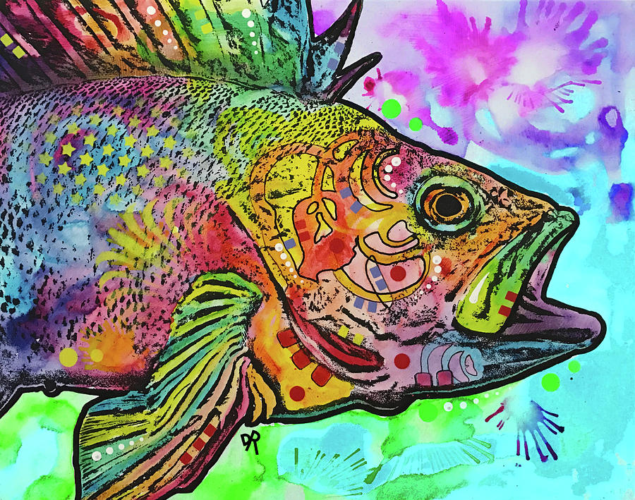 Rainbow Fish Painting By Dean Russo Art