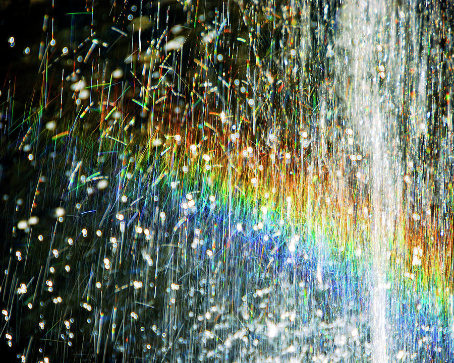 Rainbow Fountain Photograph by Frances Miller