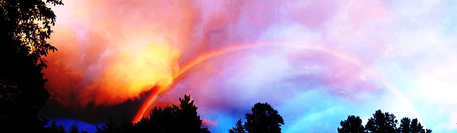 Rainbow From Heaven On Earth Photograph by Daniel Thompson