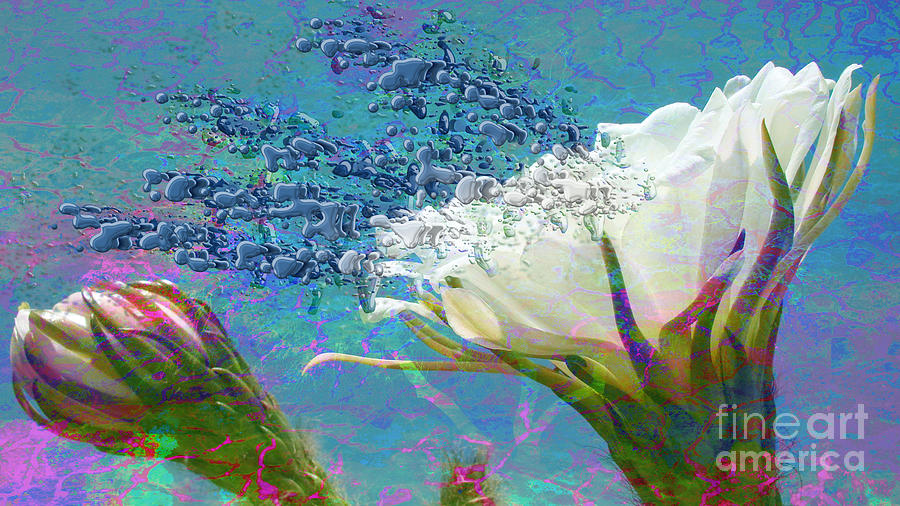 Flowers Still Life Mixed Media - Rainbow Garden by Beverly Guilliams