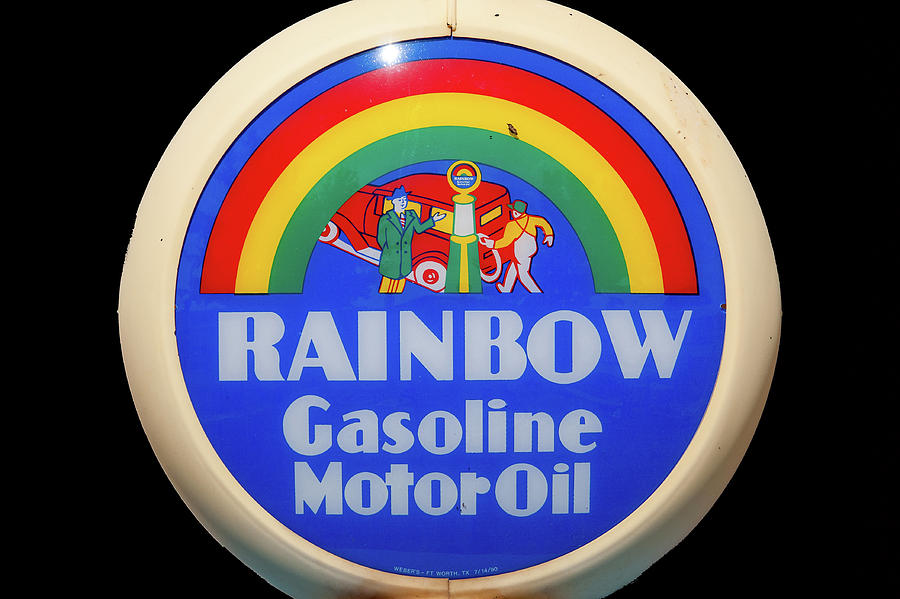 Rainbow Gasoline Photograph by Steve Stuller