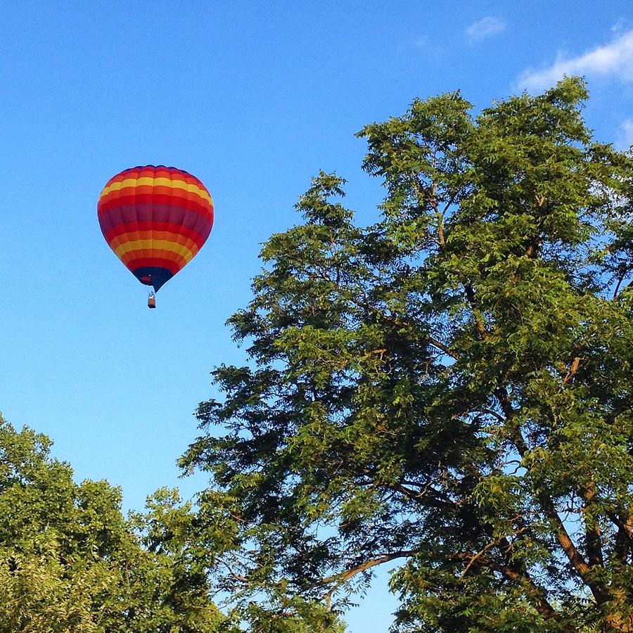 Rainbow Hot Air Balloon Ride by Lisa Blake Rainbow Hot Air Balloon Ride by Lisa Blake