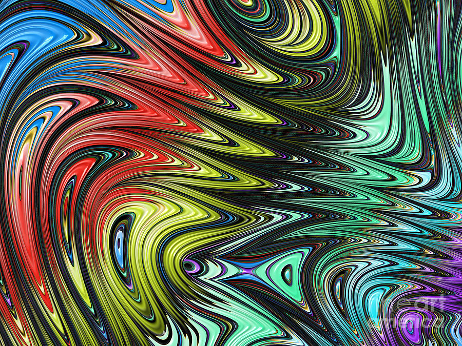 Rainbow In Abstract 05 Digital Art