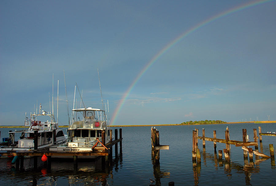 Rainbow in Apalachicola FL Photograph by Susanne Van Hulst