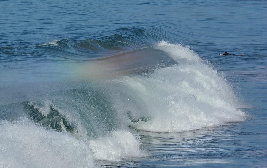 Rainbow In My Wave 2 Photograph by Fraida Gutovich