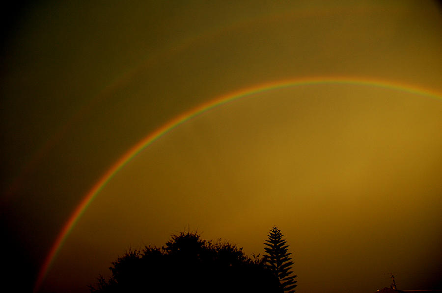 Rainbow In The Night Photograph by David Weeks