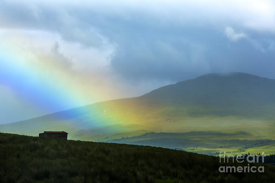 Rainbow in the Scottish Highlands Photograph by Diane Diederich