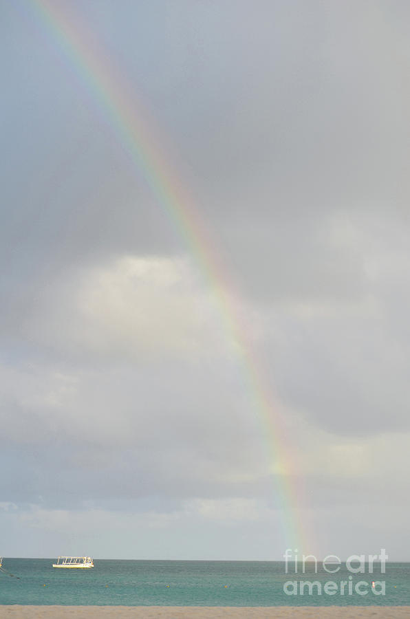 Rainbow in the Skies of Aruba Photograph by DejaVu Designs