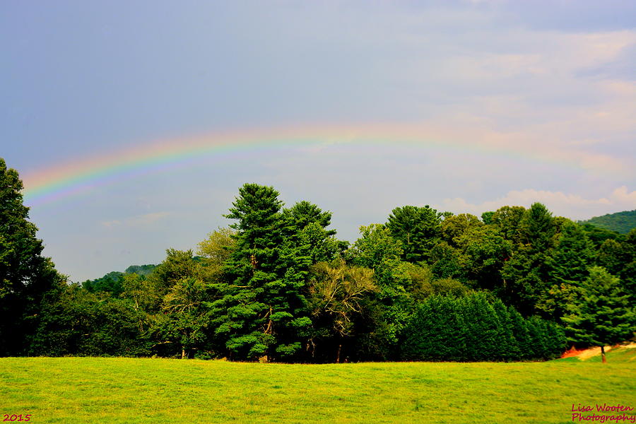 Rainbow In The Valley Photograph by Lisa Wooten