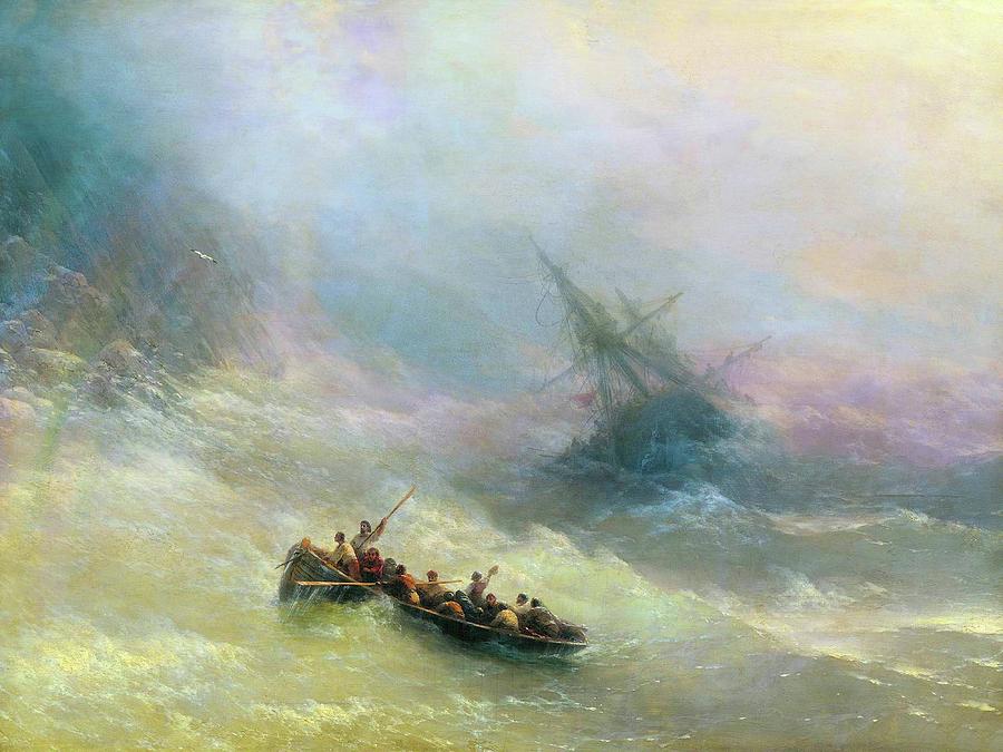 Rainbow  Ivan Aivazovsky 1873 Painting by Movie Poster Prints