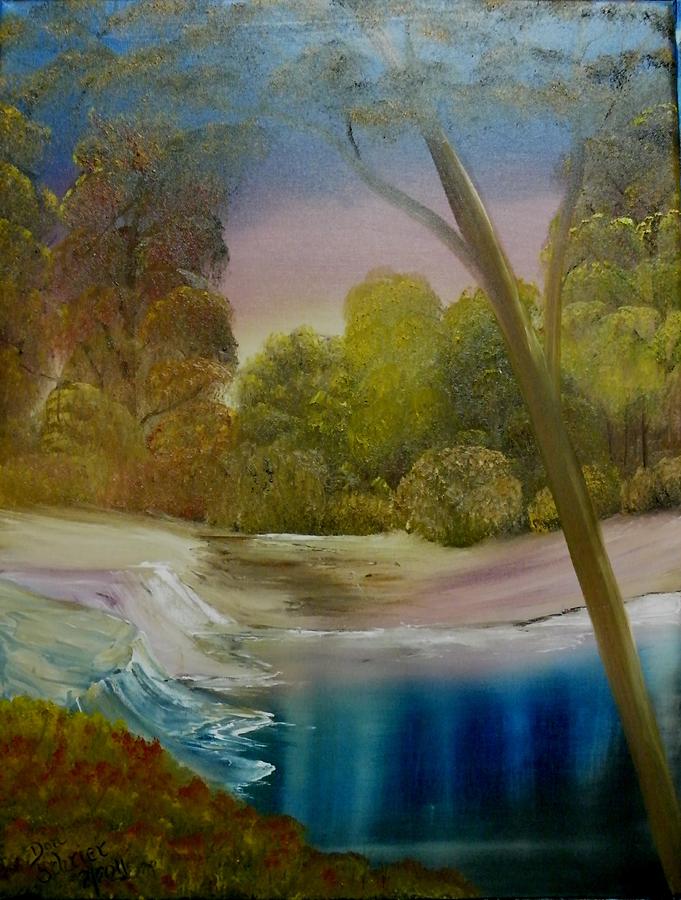 Rainbow Lake Painting by Donald Schrier - Fine Art America