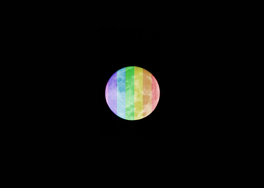 Rainbow Moon Photograph by Colleen Cornelius