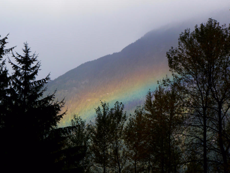 Rainbow Mountain Bella Coola BC Photograph by Barbara St Jean