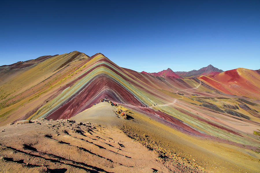 Rainbow Mountain, Cusco, Peru Photograph by Venetia Featherstone-Witty