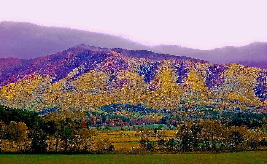 Rainbow Mountain Photograph by DigiArt Diaries by Vicky B Fuller