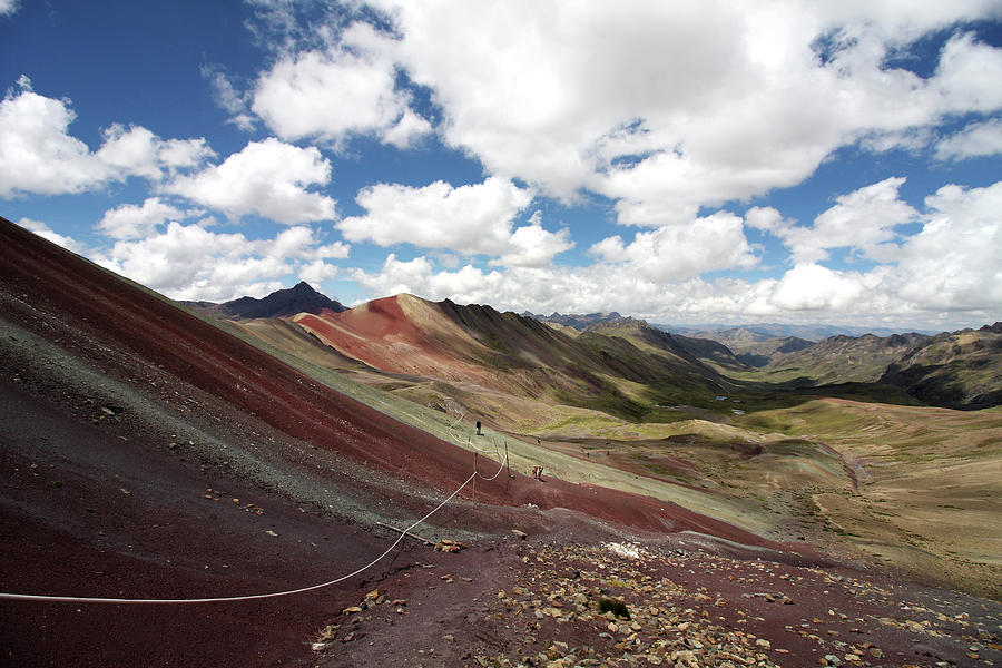 Up Movie Photograph - Rainbow Mountains, Cusco, Peru by Aidan Moran