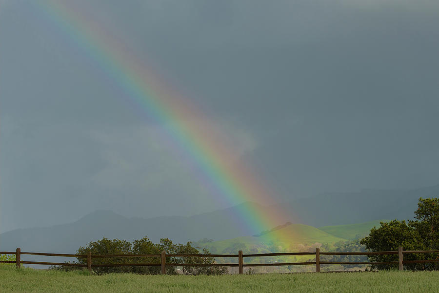 Rainbow on Valhalla Dr. Photograph by Paul Johnson