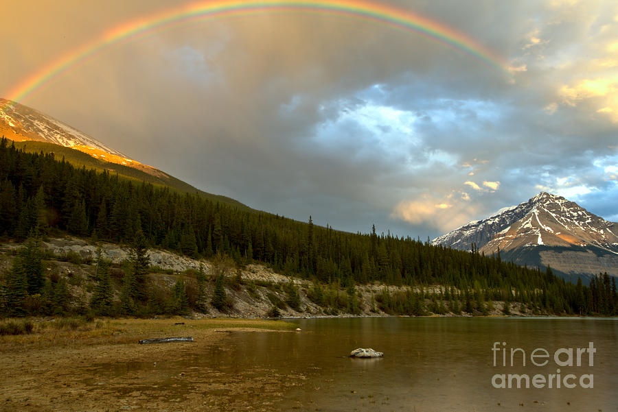 Rainbow Over Beauty Creek Photograph by Adam Jewell