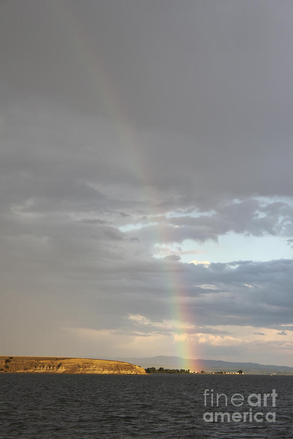 Rainbow Over Canyon Ferry Lake 2 Photograph