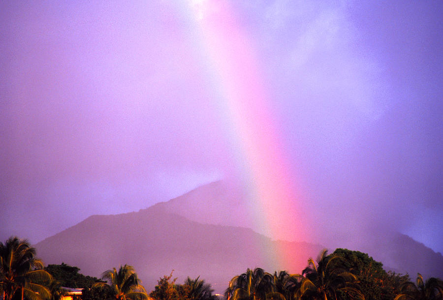 Rainbow over Dominica Photograph by Thomas R Fletcher