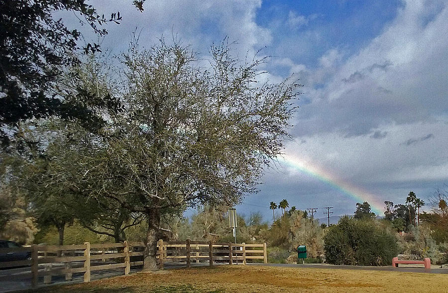 Rainbow Over Ironwood Park Photograph by Jay Milo