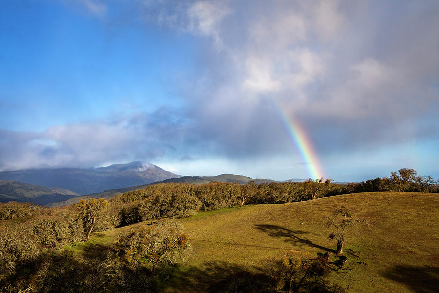 Rainbow Over Morgan Territory Photograph by Rick Pisio