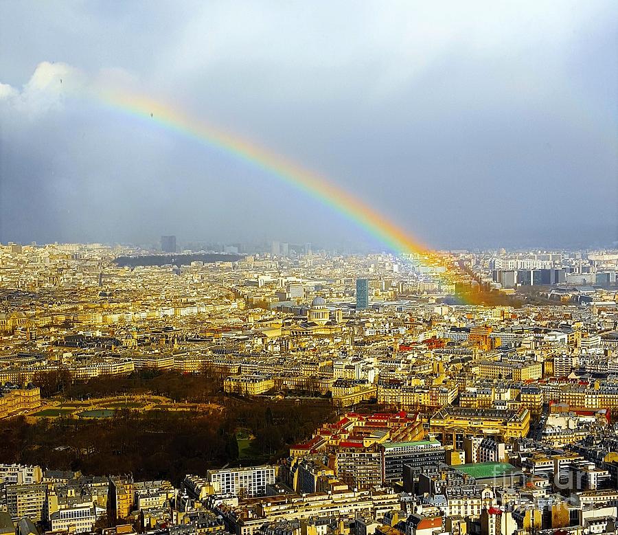 Rainbow Over Paris Photograph