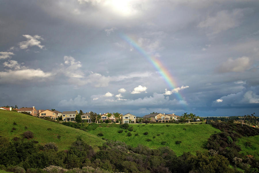Rainbow Over Porter Ranch 3 Photograph by Lynn Bauer
