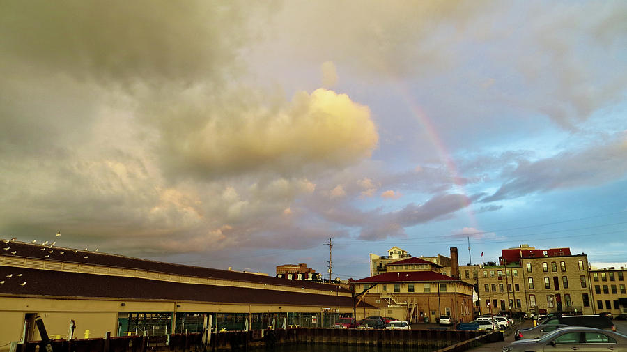 Rainbow Over Sandusky 2 Photograph by Shawna Rowe