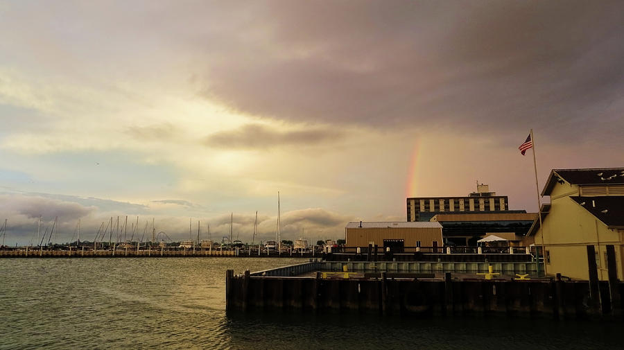 Rainbow Over Sandusky Photograph by Shawna Rowe