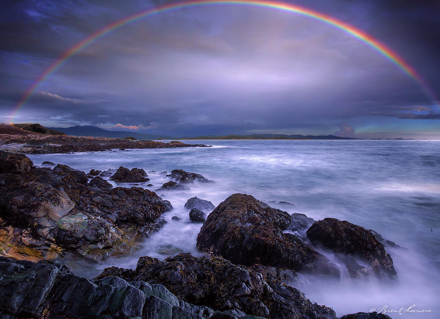 Rainbow over the Biddeford Pool Digital Art by Brent Shavnore Rainbow over the Biddeford Pool Digital Art by Brent Shavnore