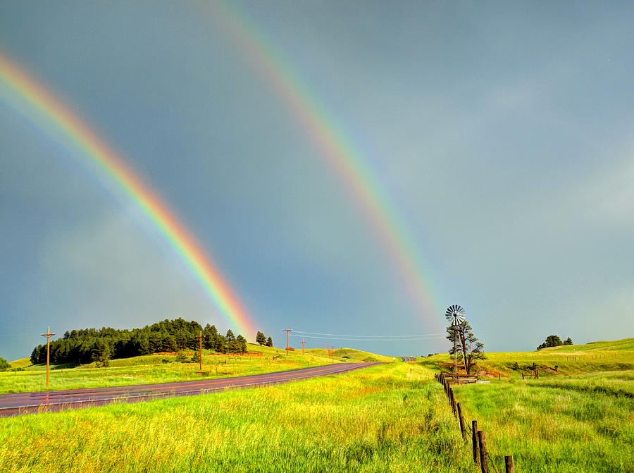 Spring Photograph - Rainbow Pass by HW Kateley