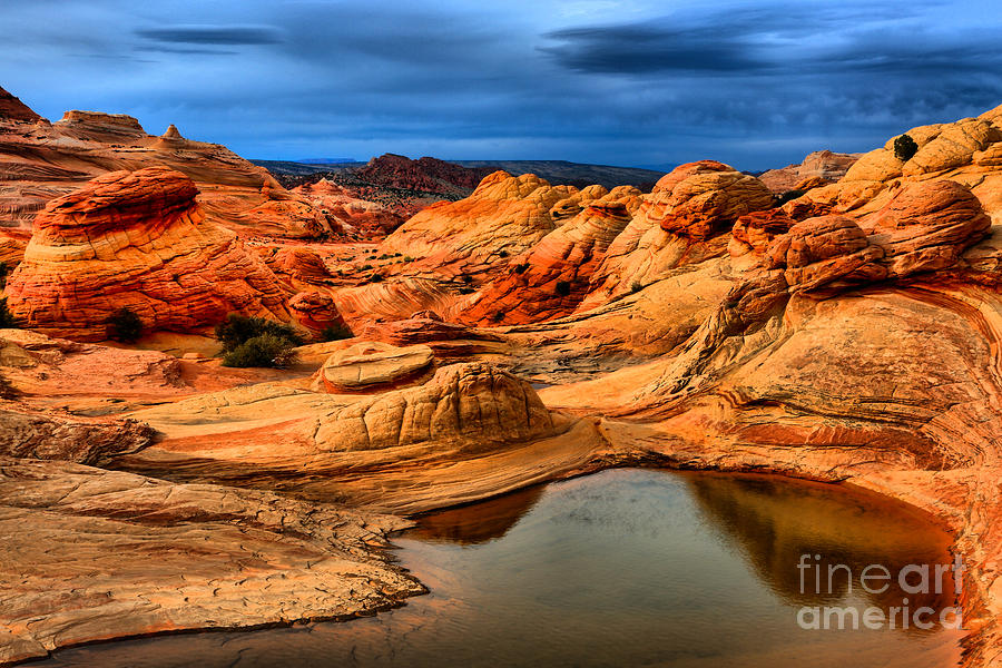 Rainbow Pool At Coyote Buttes Photograph by Adam Jewell