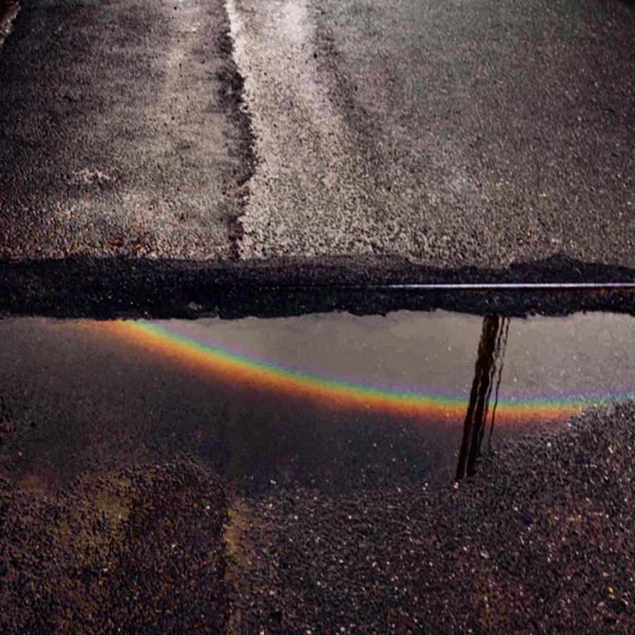Rainbow Photograph - Rainbow Reflected, Thailand by Aleck Cartwright