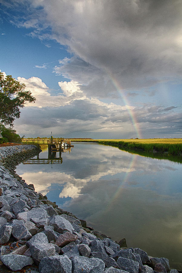 Rainbow Photograph - Rainbow Reflection by Patricia Schaefer
