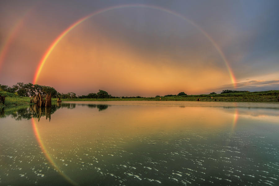 Rainbow Reflections Photograph by Justin Battles