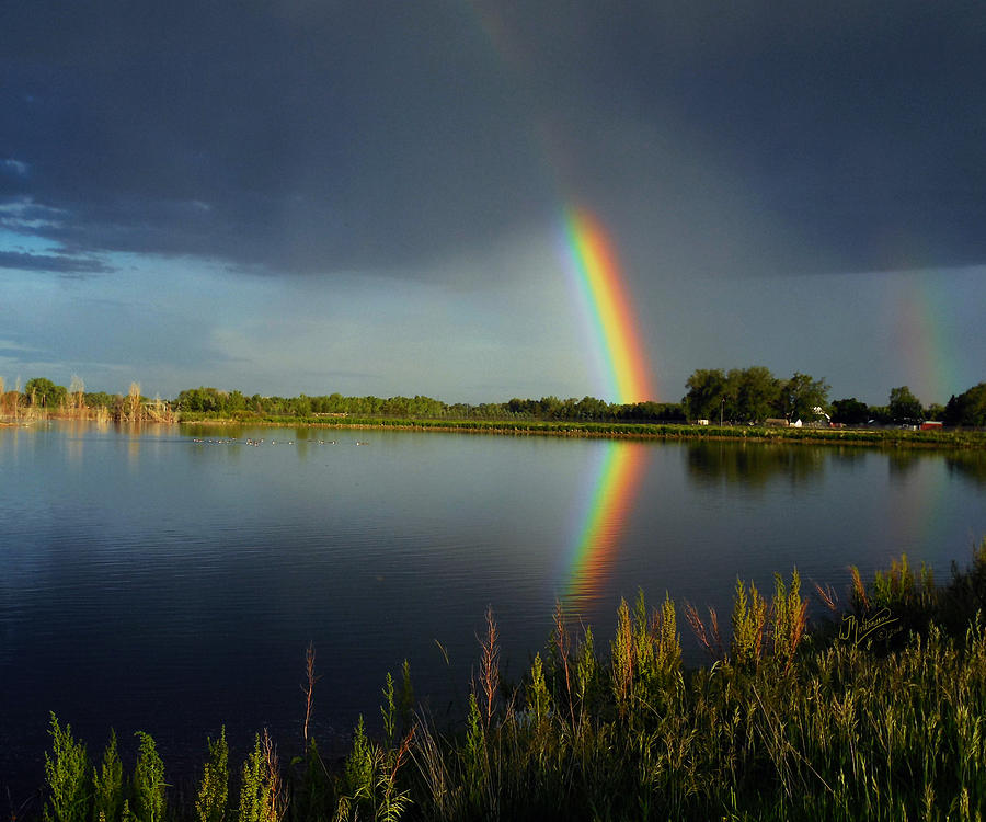 Rainbow Reflections Photograph by W James Mortensen