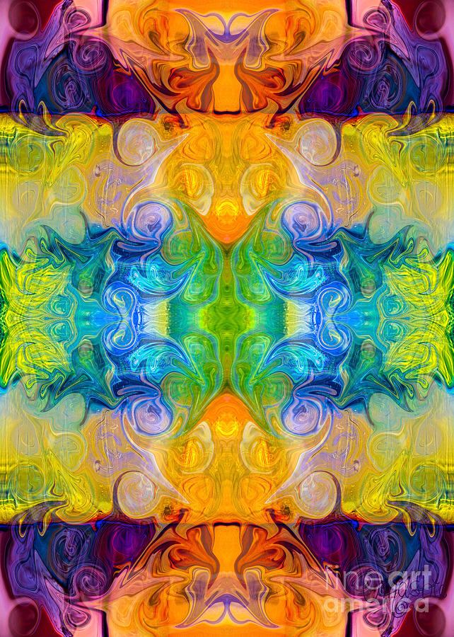 Rainbow Revolution Organic Bliss Designs by Omaste Witkowski Oma Digital Art by Omaste Witkowski