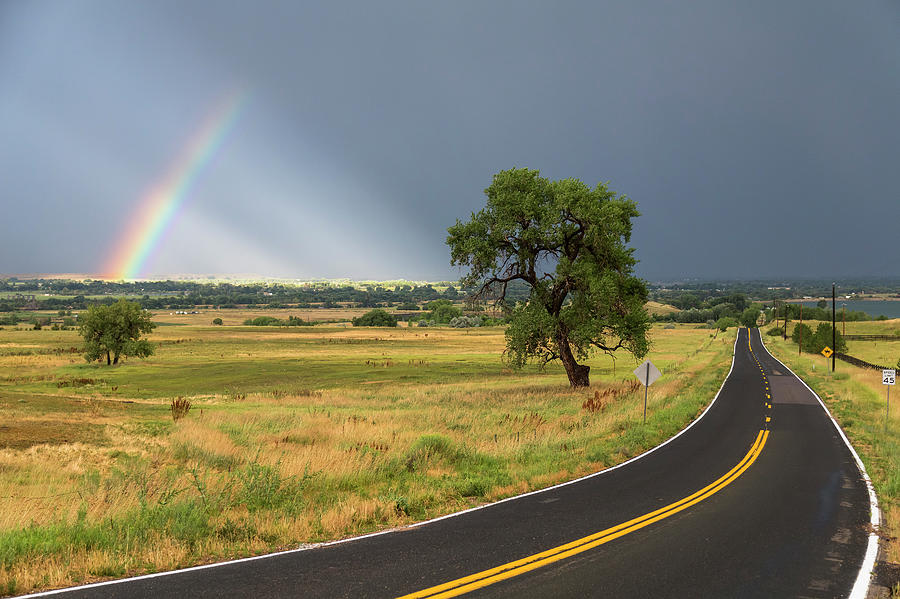 Rainbow Road Photograph