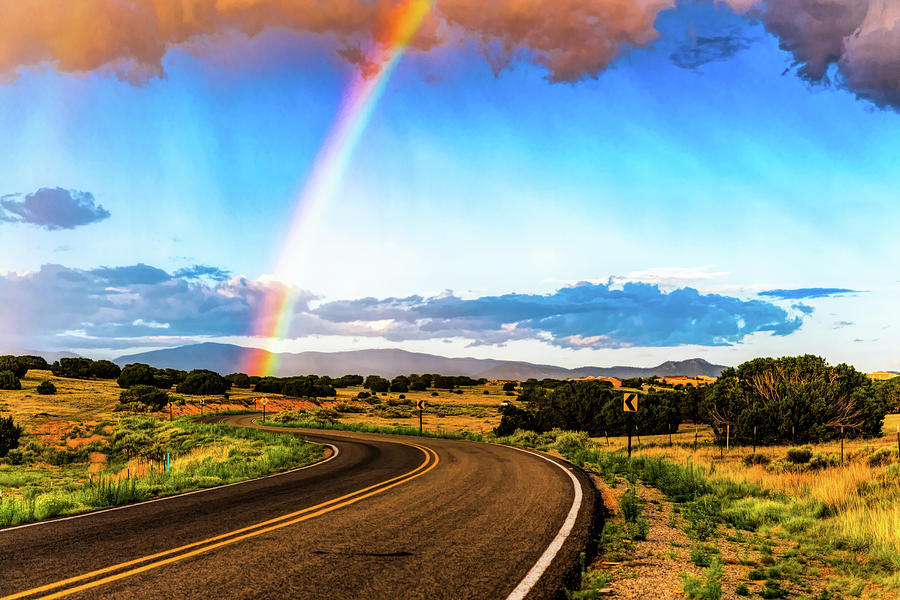 Rainbow Road Photograph by Paul LeSage