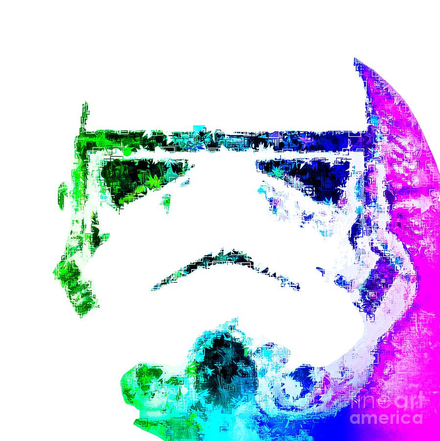 Rainbow Rom Trooper Digital Art by HELGE Art Gallery
