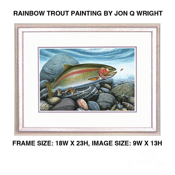 Rainbow Run Painting by JQ Licensing