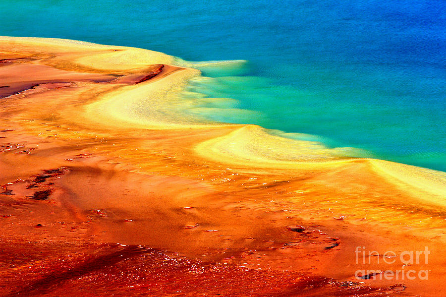 Yellowstone National Park Photograph - Rainbow Shores by Adam Jewell