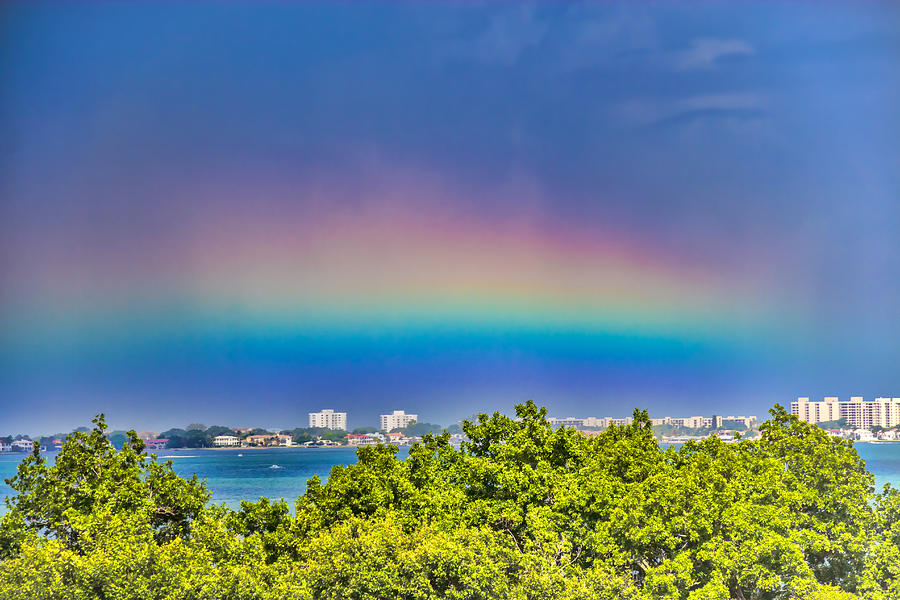 Rainbow Sky Photograph by Richard Goldman