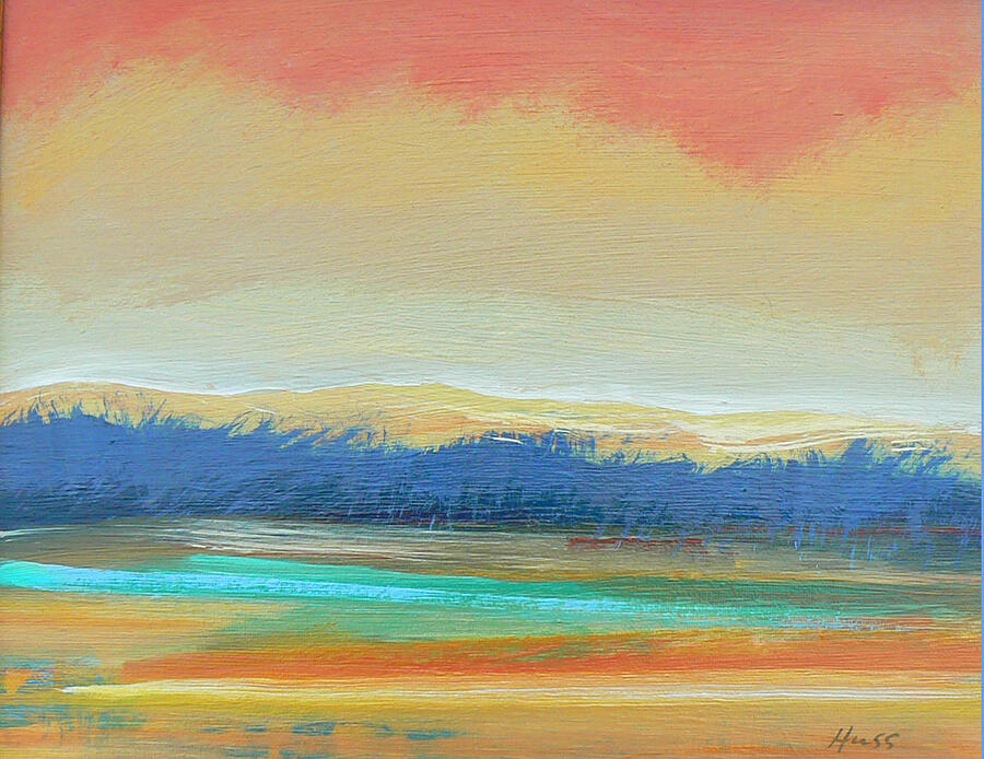 Rainbow Sky Painting by Sally Huss - Fine Art America