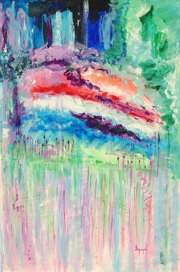 Rainbow Storm Painting by Diane Pape
