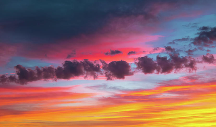 Rainbow Sunset Photograph by Richard Goldman