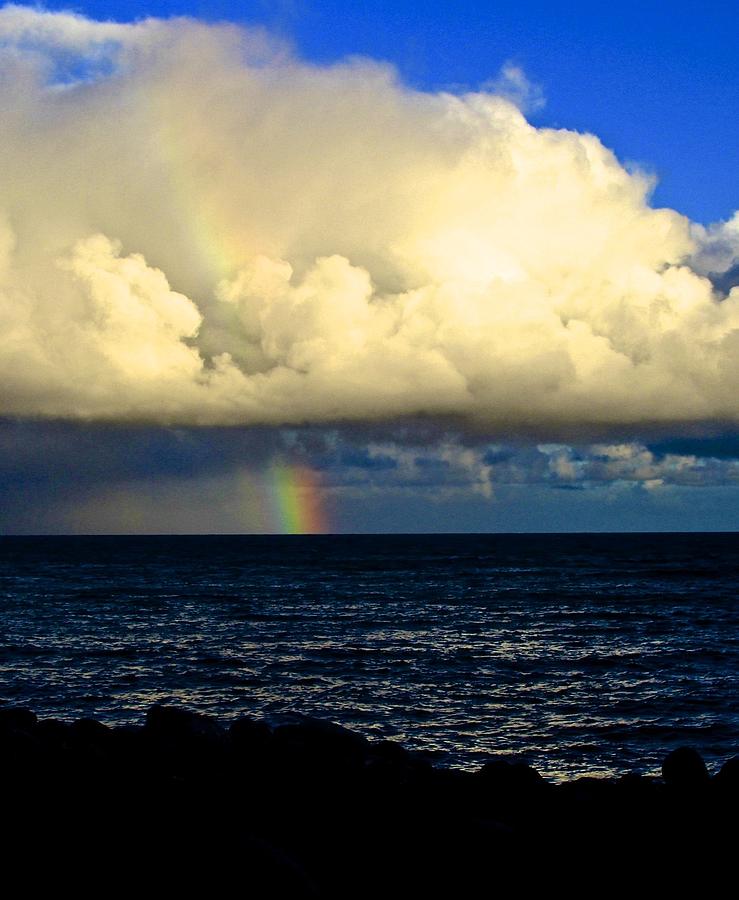 Rainbow Through Clouds Photograph by Mele Jean Willow - Fine Art America