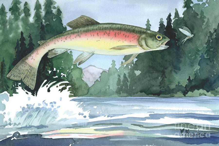 Rainbow Trout Painting by Paul Brent - Fine Art America
