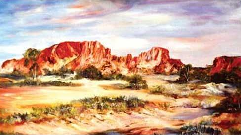 Rainbow Valley Painting by Ryn Shell